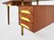 Mid-Century Modern Italian Design and Production Boomerang Desk with Suspended Top by Ico & Luisa Parisi, 1959, Image 10