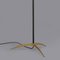 Brass Floor Lamp with Opal Glass Diffusers, 1950s 9