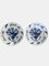 Antique Delftware Plates, 1750s, Set of 2 3