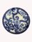 Grande Assiette à Dessert Antique Imari Bleue et Blanche, Japon, 1880s 3