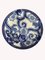 Grande Assiette à Dessert Antique Imari Bleue et Blanche, Japon, 1880s 1