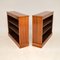 Walnut Open Bookcases, 1930s, Set of 2 3