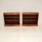 Walnut Open Bookcases, 1930s, Set of 2 1