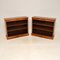 Walnut Open Bookcases, 1930s, Set of 2 2