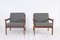 Teak Easy Chairs, Denmark, 1960s, Set of 2, Image 1