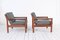 Teak Easy Chairs, Denmark, 1960s, Set of 2 3