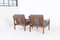 Teak Easy Chairs, Denmark, 1960s, Set of 2 4