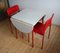 Kitchen Chairs with Folding Table, 1980s, Set of 5 15
