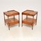 Georgian Yew Wood Side Tables, 1950s, Set of 2, Image 3
