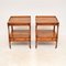 Georgian Yew Wood Side Tables, 1950s, Set of 2, Image 2