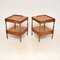 Georgian Yew Wood Side Tables, 1950s, Set of 2, Image 4