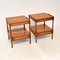 Georgian Yew Wood Side Tables, 1950s, Set of 2, Image 5