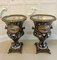 Large 19th Century Porcelain and Ornate Brass Mounted Vases, 1880, Set of 2 1