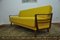 Gelbes Sofa mit Ausklappbarer Funktion, 1960er 8