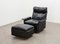 Model 620 Lounge Chair & Ottoman by Dieter Rams for Vitsoe, 1962, Set of 2 1