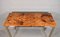 French Burl Elm Console Table, 1970s 5