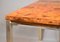 French Burl Elm Console Table, 1970s, Image 13