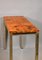 French Burl Elm Console Table, 1970s, Image 10