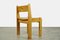 Brutalist Pine Dining Chairs by Ate Van Apeldoorn for Houtwerk Hattem, Netherlands, 1970s, Set of 4 10