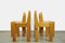 Brutalist Pine Dining Chairs by Ate Van Apeldoorn for Houtwerk Hattem, Netherlands, 1970s, Set of 4, Image 12