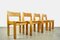 Brutalist Pine Dining Chairs by Ate Van Apeldoorn for Houtwerk Hattem, Netherlands, 1970s, Set of 4, Image 1