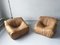 Canapé Sandra en Cuir Marron Camel par Annie Hieronimus pour Ligne Roset, 1973, Set de 5 27