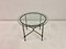 Vintage Side Table in Wrought Iron and Glass, 1980s, Image 7