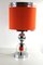 Chrome and Glass Table Lamp, 1970s, Image 6