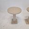 Italian Travertine Pedestals or Side Tables, 1980s, Set of 2 7