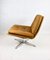 Camel Brown Natural Leather Swivel Chair, Denmark 6