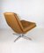 Camel Brown Natural Leather Swivel Chair, Denmark 10