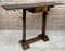 Early 20th Century Spanish Console Table with One Drawer, 1940s 11