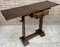 Early 20th Century Spanish Console Table with One Drawer, 1940s 13