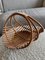 Vintage Round Bamboo Basket, Image 1