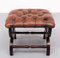 English Country House Style Padded Leather Ottoman, 1965 4