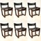 Vintage Dining Chairs attributed to Uniflex, 1960s, Set of 6 1