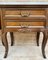 Mid-Century Walnut Nightstands with Drawers and Marble Tops, 1950s, Set of 2 7