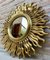 Mid-Century French Sunburst Mirror in Gold, 1950s 3