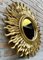 Mid-Century French Sunburst Mirror in Gold, 1950s 4