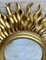 Mid-Century French Sunburst Mirror in Gold, 1950s 7