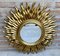 Mid-Century French Sunburst Mirror in Gold, 1950s 5