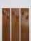 Holz Wandhänger, Italien, 1960er, 3er Set 5