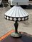 Vintage Black & White Tiffany Lamp 2