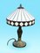 Vintage Tiffany Lampe in Schwarz & Weiß 1