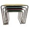 Bauhaus Colored B9 Nesting Tables attributed to Marcel Breuer, 1928, Set of 4, Image 1