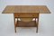 Oak AT-33 Sewing Table attributed to Hans J. Wegner for Andreas Tuck, Denmark, 1960s, Image 4