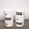 Vintage White Plastic Modular Cabinets attributed to Anna Castelli Ferrieri for Kartell, 1970s, Set of 2 8