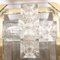 Lampada da scrivania a forma di cubo scultoreo in vetro di Murano attribuita ad Albano Poli per Poliarte, Italia, anni '70, Immagine 9
