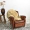 Vintage French Leather Club Chair, 1930s, Image 8