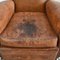 Club chair vintage in pelle, Francia, anni '30, Immagine 6